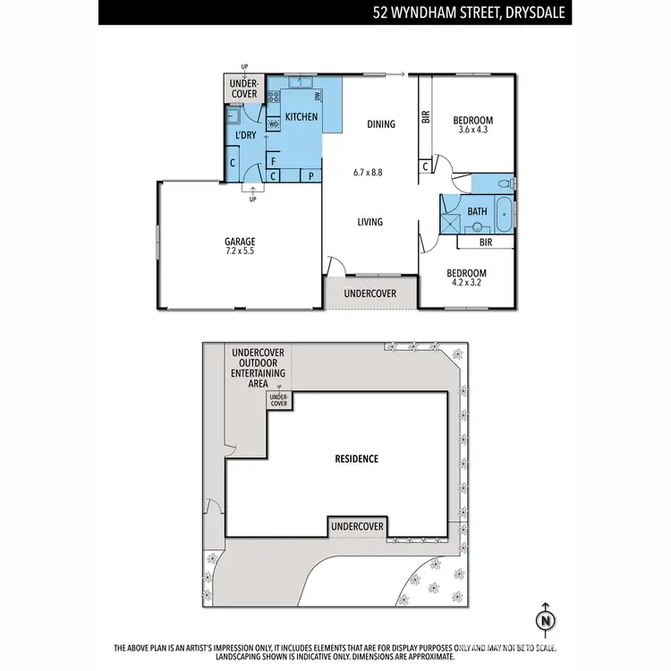 Floorplan of Homely house listing, 52 Wyndham Street, Drysdale VIC 3222
