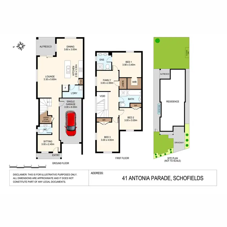 Floorplan of Homely house listing, 41 Antonia Parade, Schofields NSW 2762