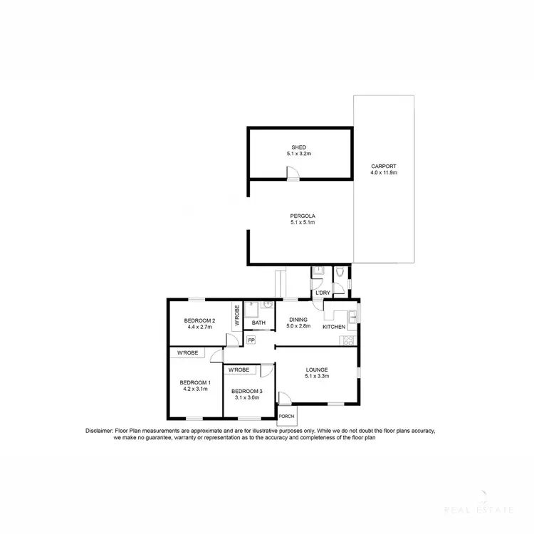 Floorplan of Homely house listing, 4 Burton Street, Mount Gambier SA 5290