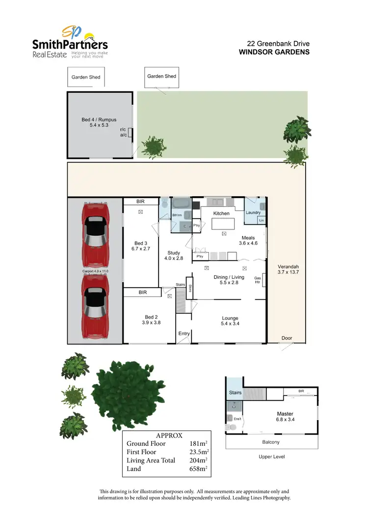 Floorplan of Homely house listing, 22 Greenbank Drive, Windsor Gardens SA 5087