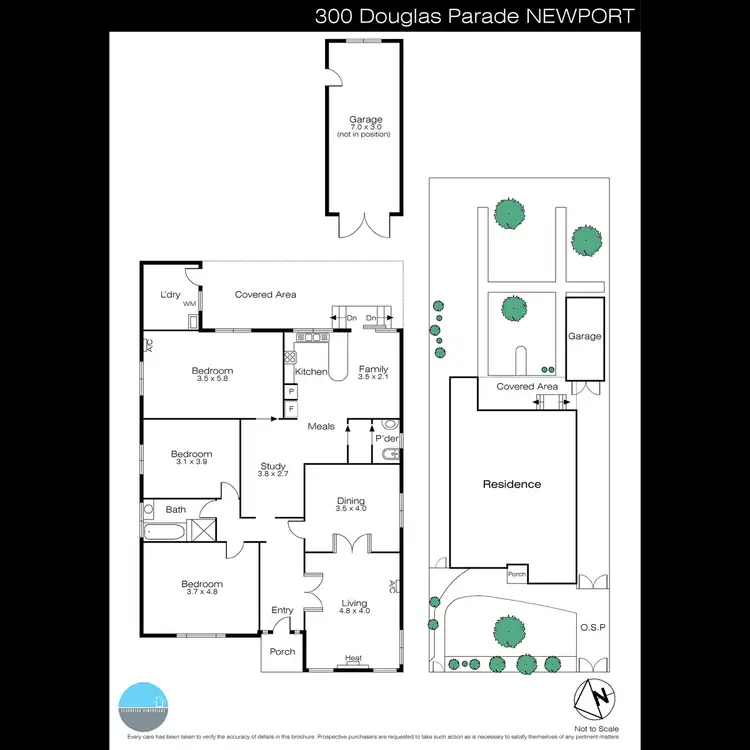 Floorplan of Homely house listing, 300 Douglas Parade, Newport VIC 3015