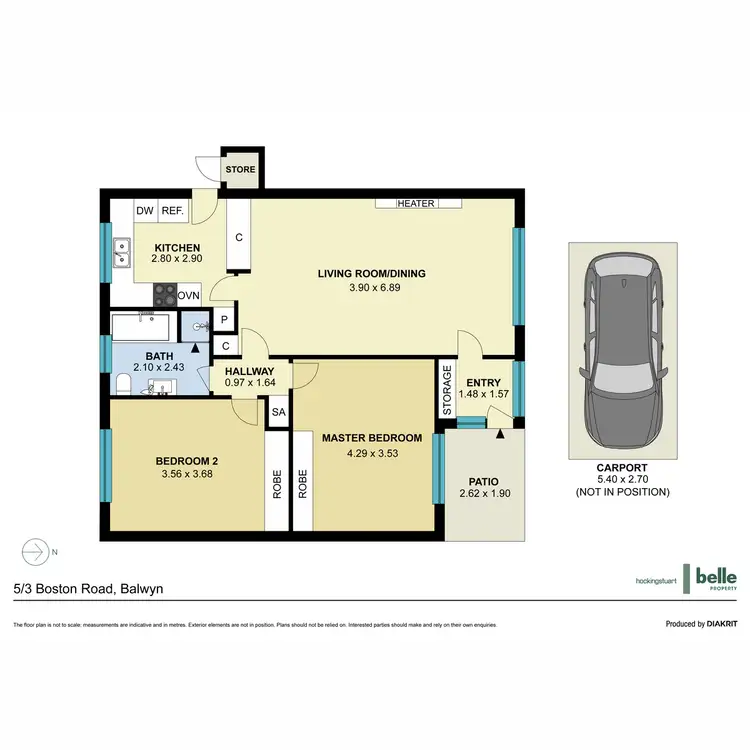 Floorplan of Homely apartment listing, 5/3 Boston Road, Balwyn VIC 3103