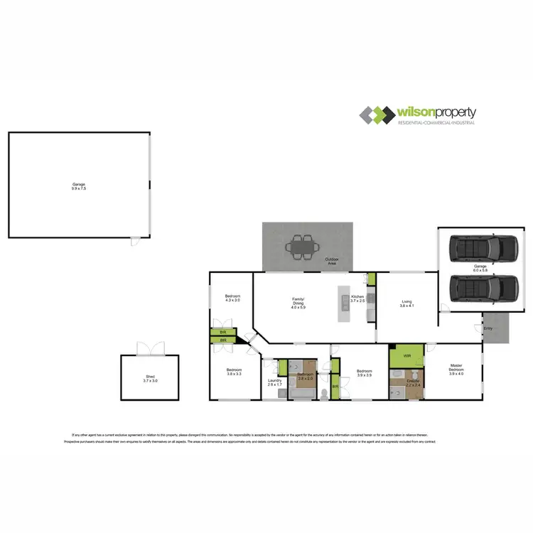 Floorplan of Homely house listing, 43 Riverslea Boulevard, Traralgon VIC 3844