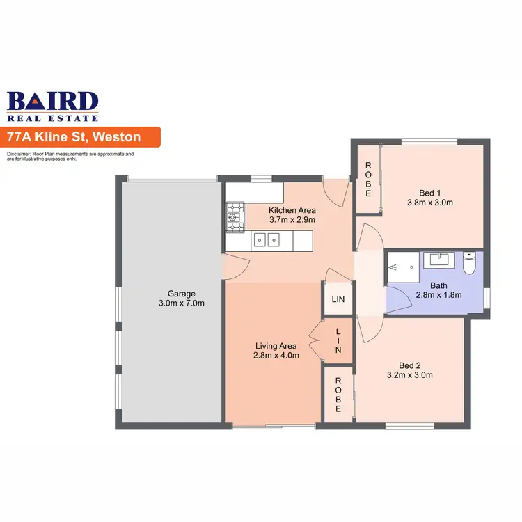 Floorplan of Homely house listing, 77a/77b Kline Street, Weston NSW 2326