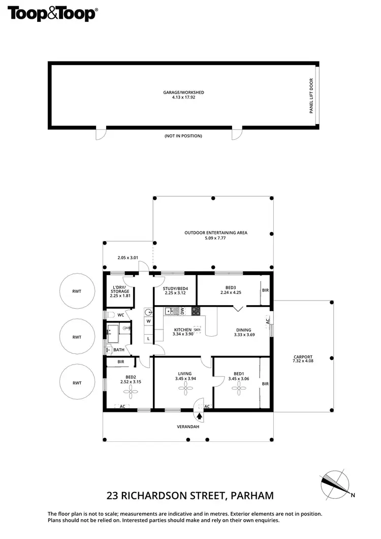 Floorplan of Homely house listing, 23 Richardson Street, Parham SA 5501