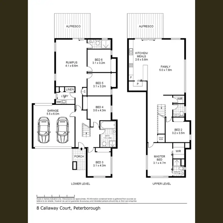 Floorplan of Homely house listing, 8 Callaway Court, Peterborough VIC 3270