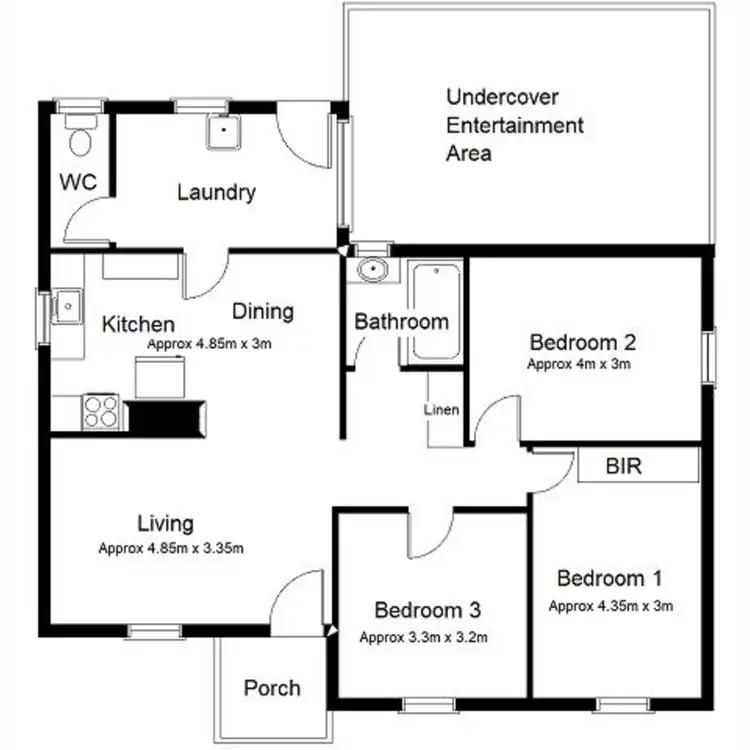 Floorplan of Homely house listing, 10 Kirkham Avenue, Port Augusta SA 5700