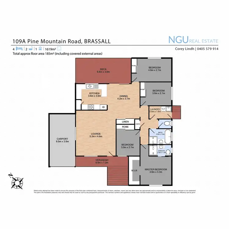 Floorplan of Homely house listing, 109a Pine Mountain Road, Brassall QLD 4305