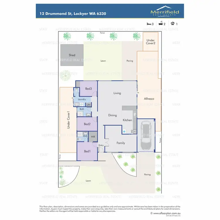 Floorplan of Homely house listing, 12 Drummond Street, Lockyer WA 6330