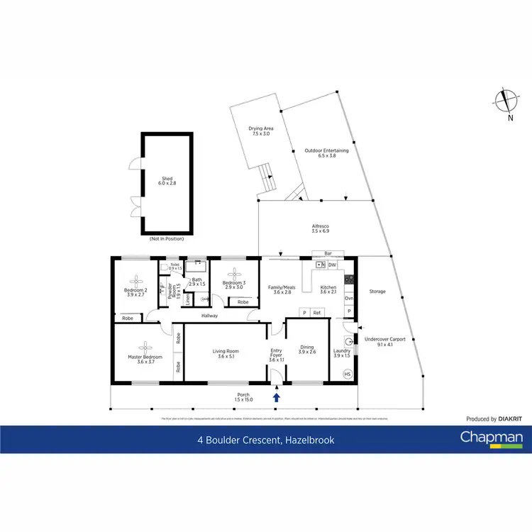 Floorplan of Homely house listing, 4 Boulder Crescent, Hazelbrook NSW 2779