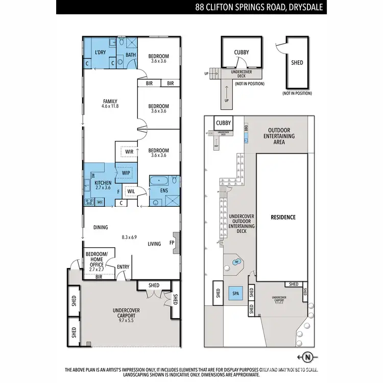 Floorplan of Homely house listing, 88 Clifton Springs Road, Drysdale VIC 3222