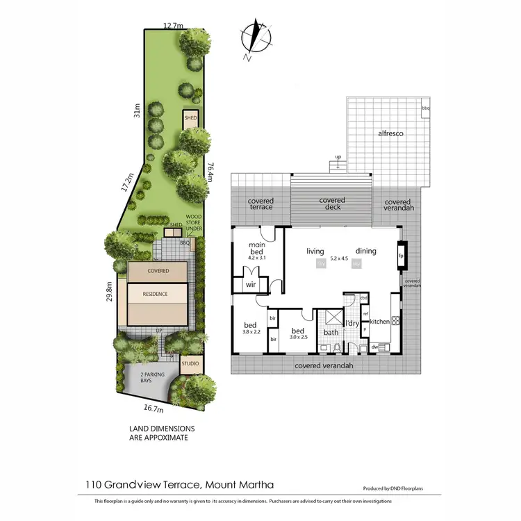 Floorplan of Homely house listing, 110 Grandview Terrace, Mount Martha VIC 3934