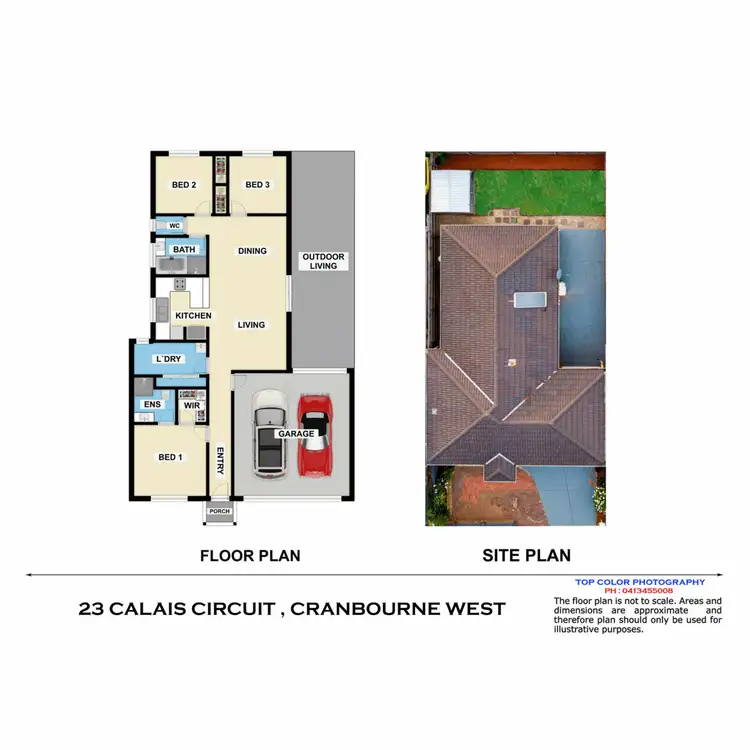 Floorplan of Homely house listing, 23 Calais Circuit, Cranbourne West VIC 3977