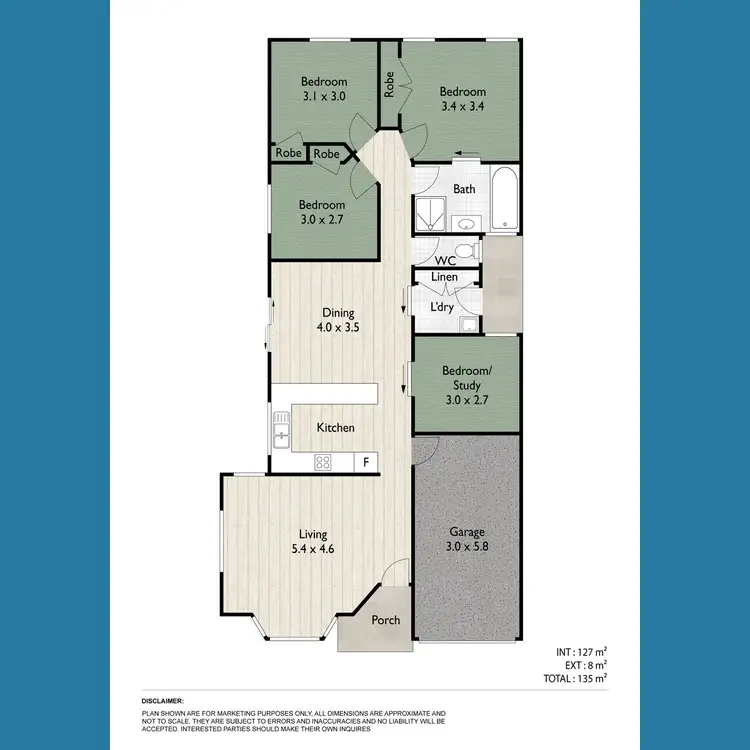 Floorplan of Homely house listing, 5 Turquoise Place, Wavell Heights QLD 4012