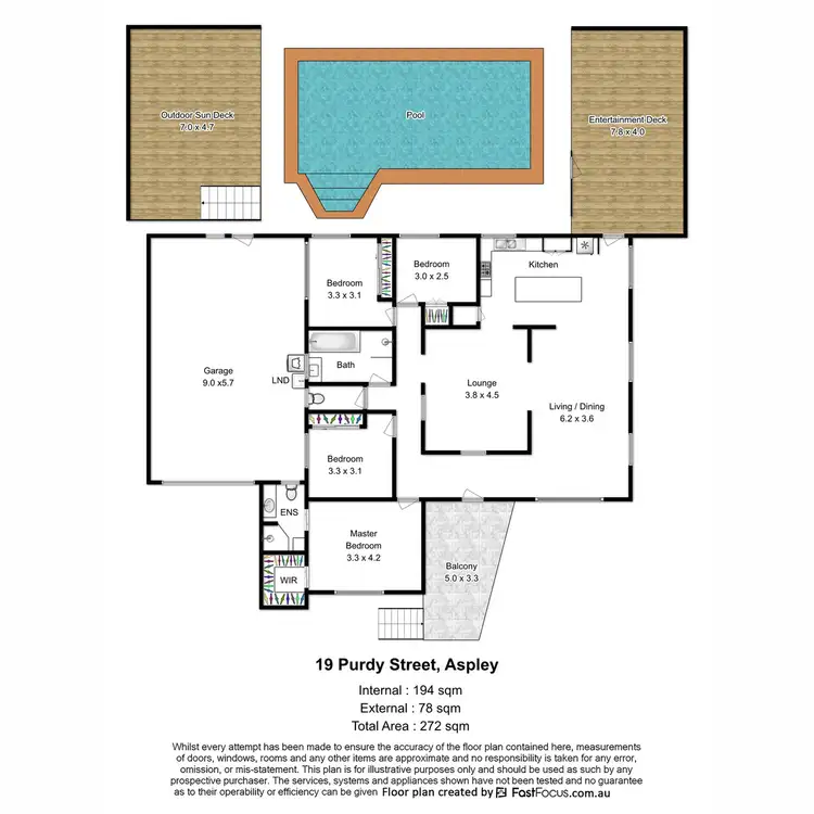 Floorplan of Homely house listing, 19 Purdy Street, Aspley QLD 4034