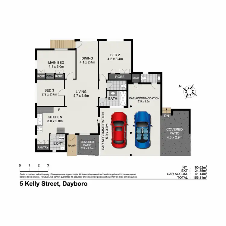 Floorplan of Homely house listing, 5 Kelly Street, Dayboro QLD 4521