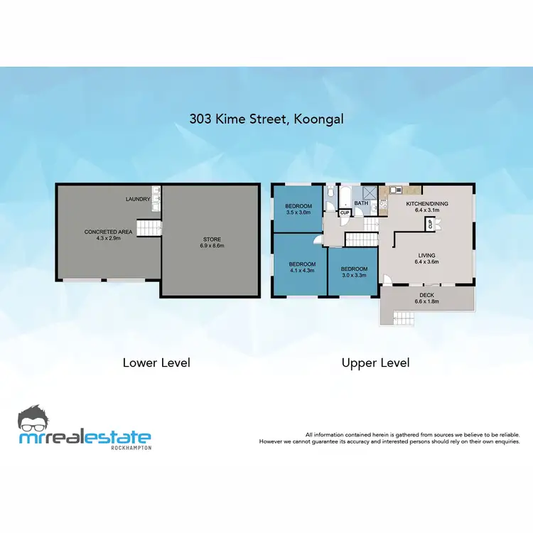 Floorplan of Homely house listing, 303 Kime Street, Koongal QLD 4701
