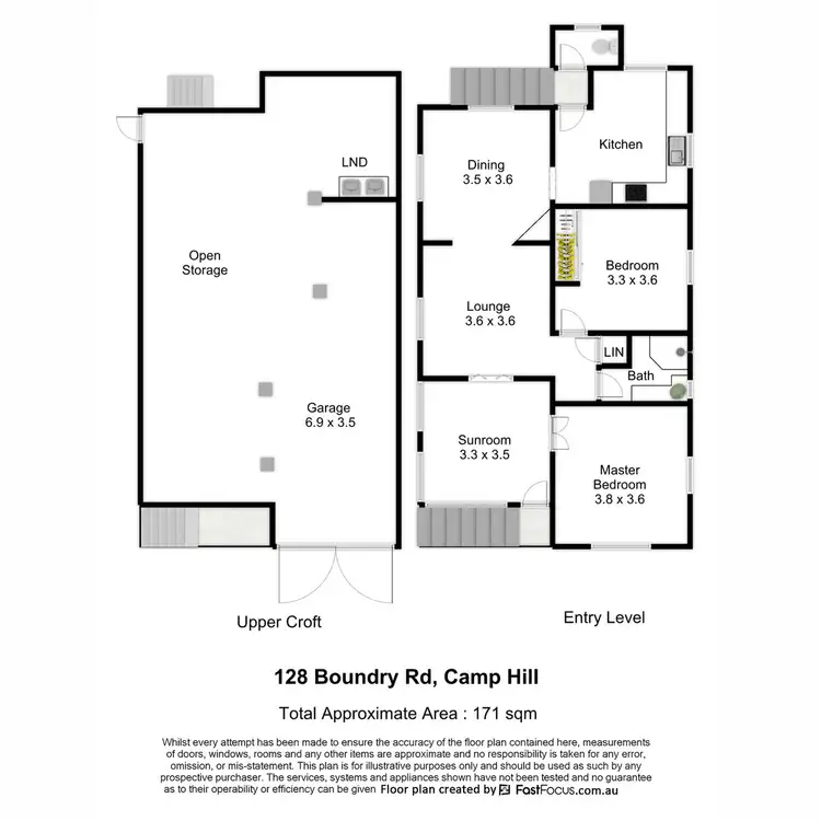 Floorplan of Homely house listing, 128 Boundary Road, Camp Hill QLD 4152