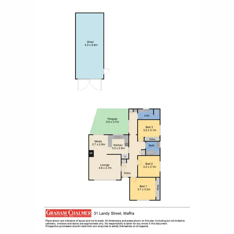 Floorplan of Homely house listing, 31 Landy Street, Maffra VIC 3860