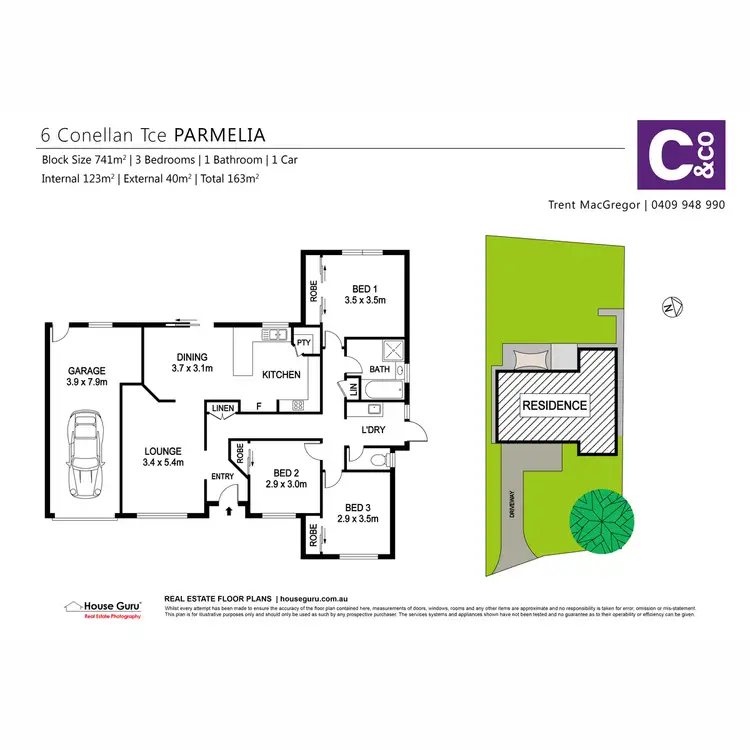 Floorplan of Homely house listing, 6 Conellan Terrace, Parmelia WA 6167
