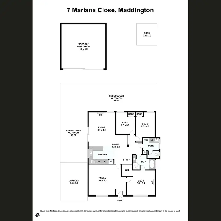Floorplan of Homely house listing, 7 Mariana Close, Maddington WA 6109