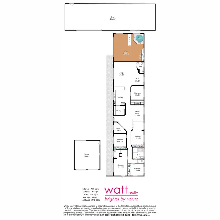 Floorplan of Homely house listing, 580 Zillmere Road, Zillmere QLD 4034
