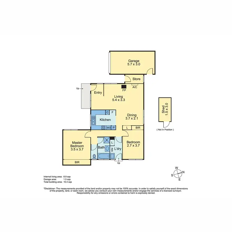 Floorplan of Homely unit listing, 4/55 Van Ness Avenue, Mornington VIC 3931