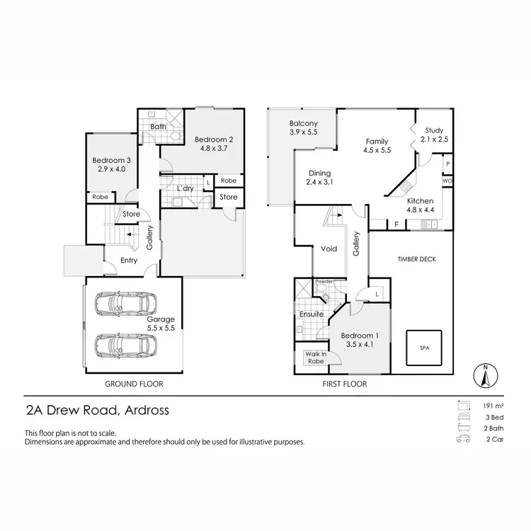 Floorplan of Homely house listing, 2A Drew Road, Ardross WA 6153