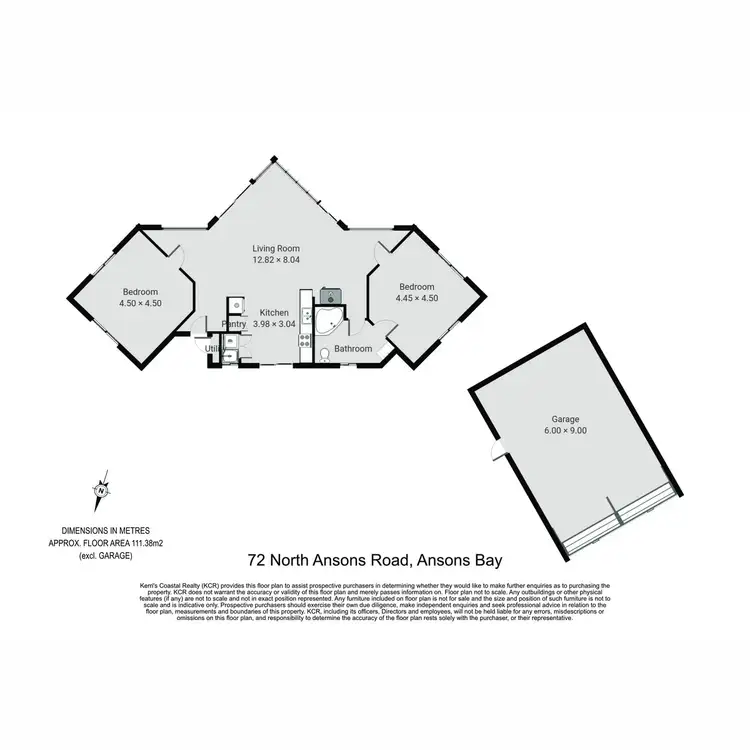 Floorplan of Homely house listing, 72 North Ansons Road, Ansons Bay TAS 7264