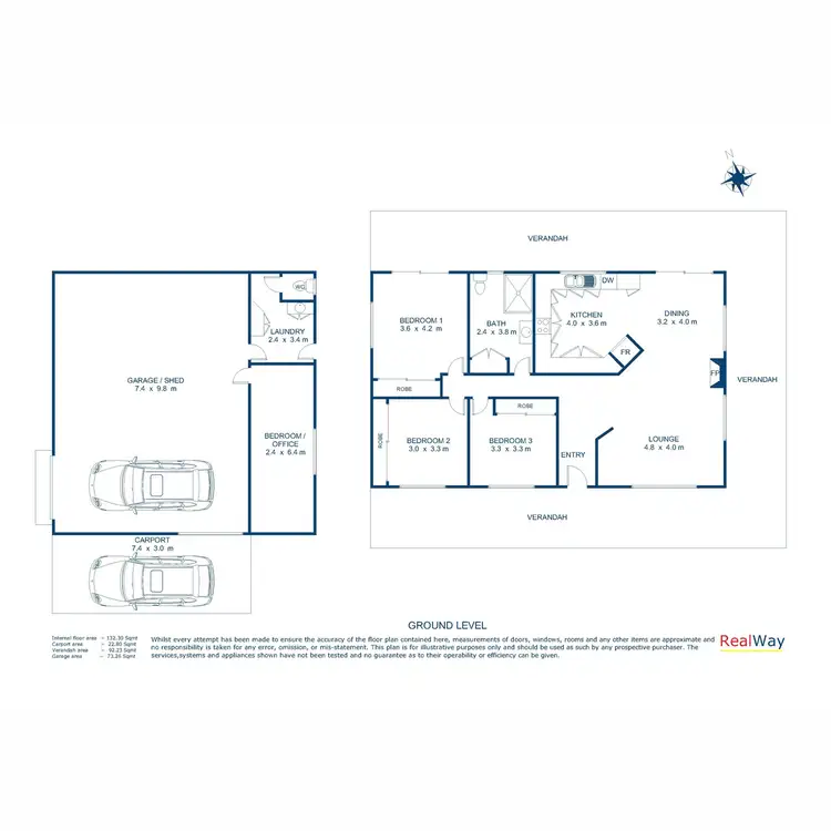 Floorplan of Homely house listing, 73 Milora Road, Upper Lockyer QLD 4352