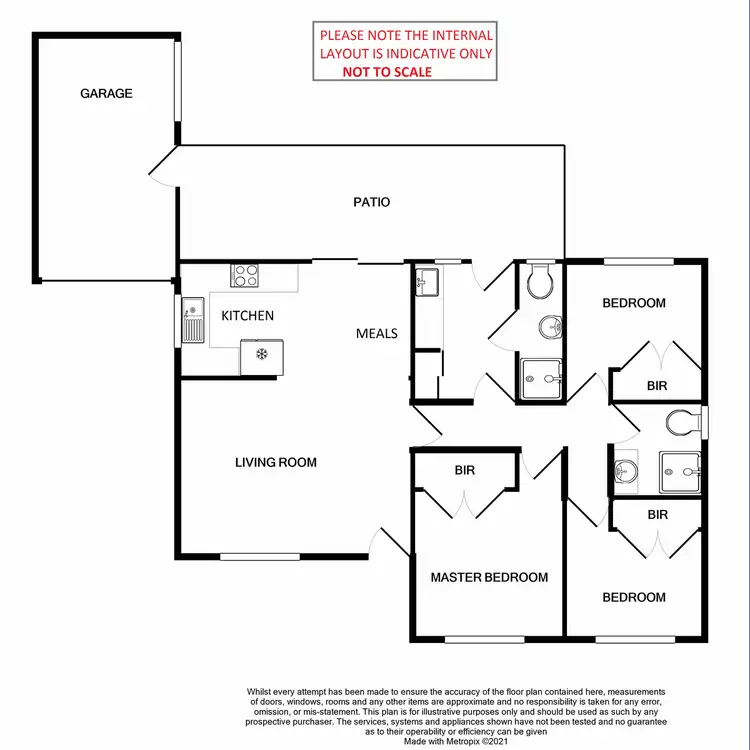 Floorplan of Homely house listing, 574 Metcalfe Road, Ferndale WA 6148