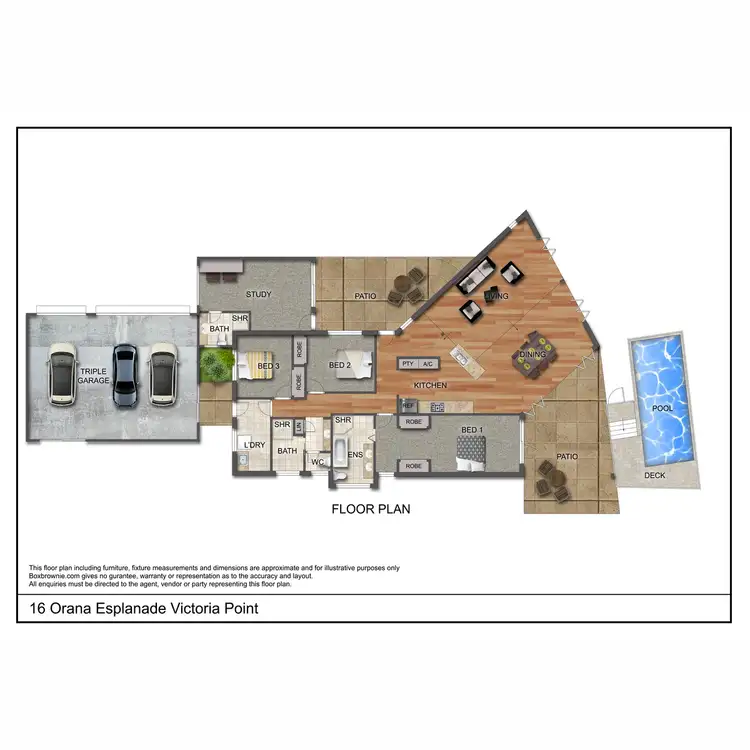 Floorplan of Homely house listing, 16 Orana Esplanade, Victoria Point QLD 4165