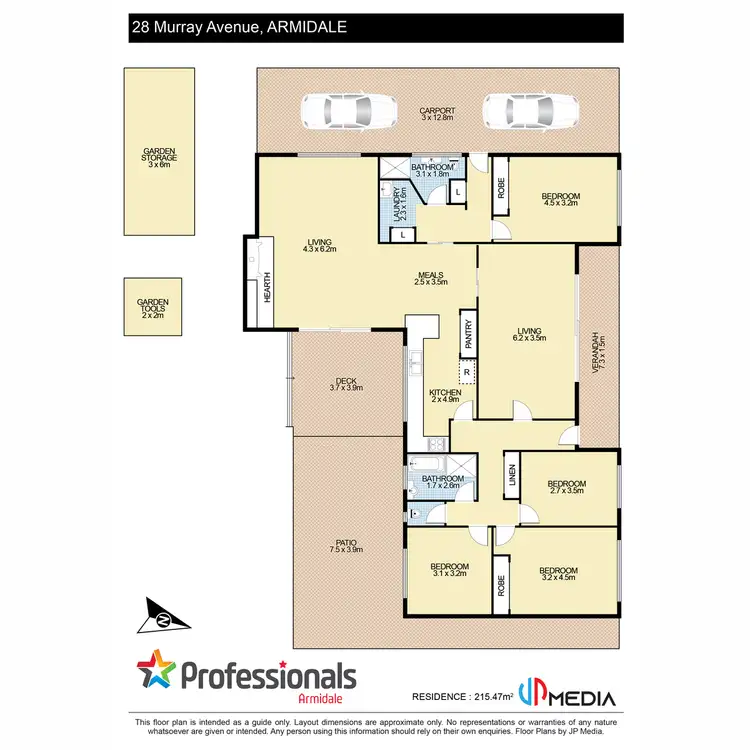 Floorplan of Homely house listing, 28 Murray Avenue, Armidale NSW 2350