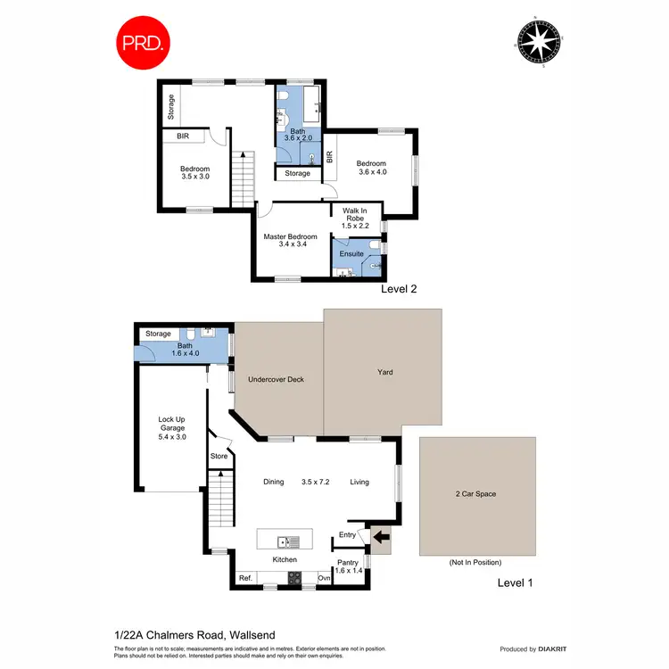 Floorplan of Homely house listing, 1/22A Chalmers Road, Wallsend NSW 2287
