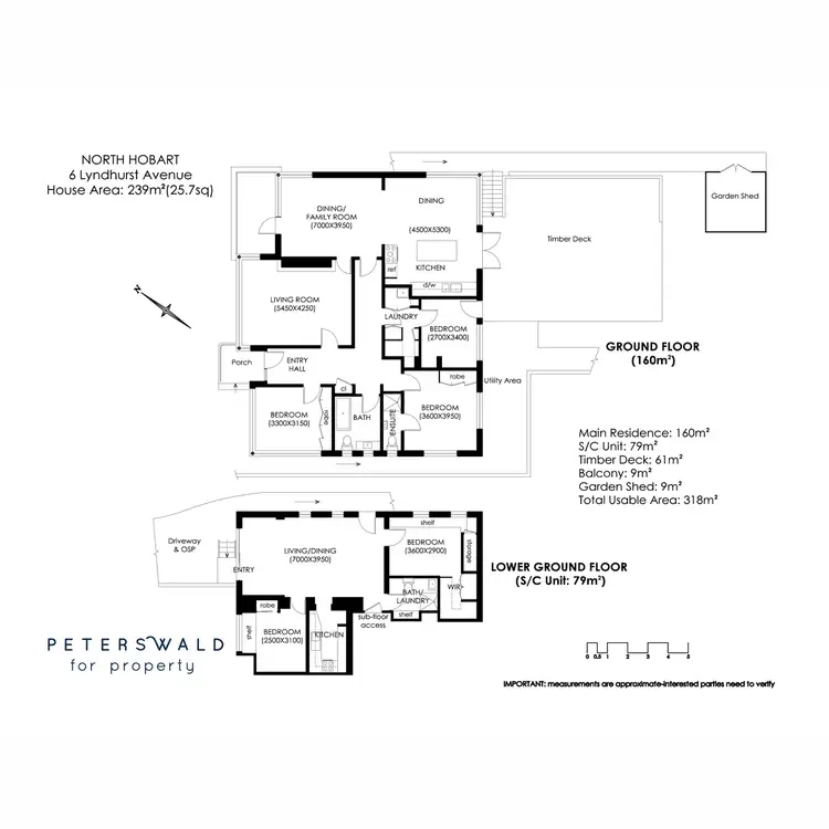 Floorplan of Homely house listing, 6 Lyndhurst Avenue, North Hobart TAS 7000