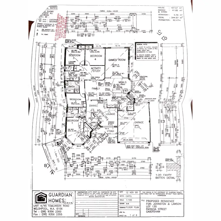 Floorplan of Homely house listing, 222 Patricia Street, Caversham WA 6055