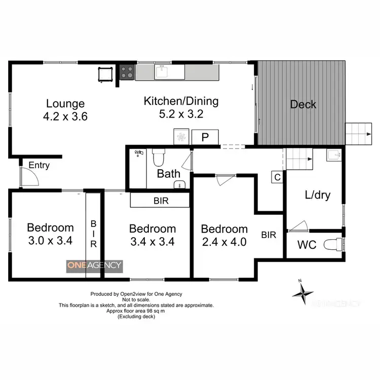 Floorplan of Homely house listing, 23 Poke Street, Smithton TAS 7330