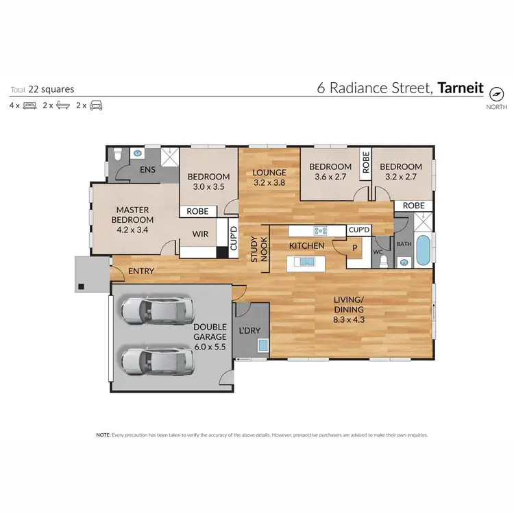 Floorplan of Homely house listing, 6 Radiance Street, Tarneit VIC 3029