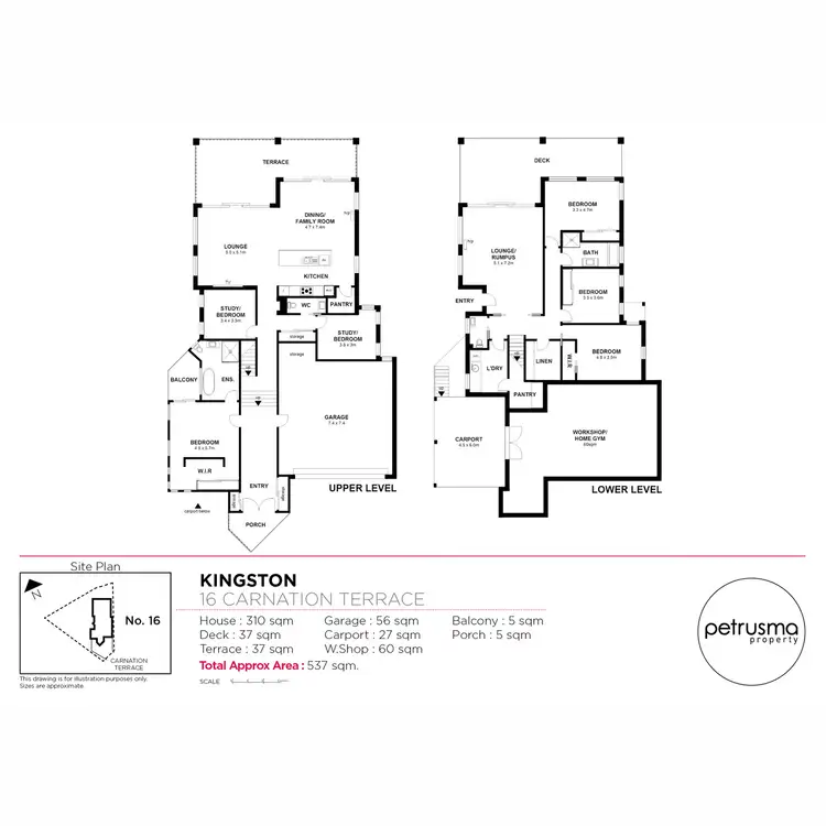 Floorplan of Homely house listing, 16 Carnation Terrace, Kingston TAS 7050