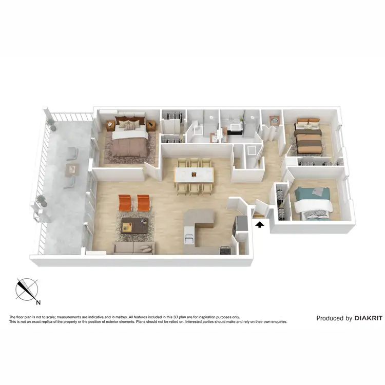 Floorplan of Homely unit listing, 28/50 Enborisoff Street, Taigum QLD 4018
