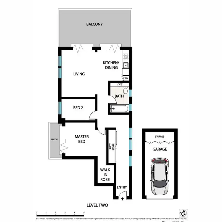 Floorplan of Homely apartment listing, 4/23 Carlisle Street, Tamarama NSW 2026