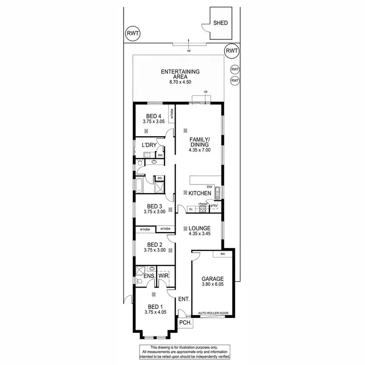 Floorplan of Homely house listing, 13A Comley Street, Brighton SA 5048