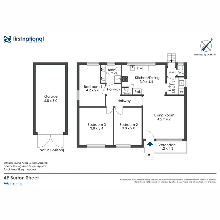 Floorplan of Homely house listing, 49 Burton Street, Warragul VIC 3820
