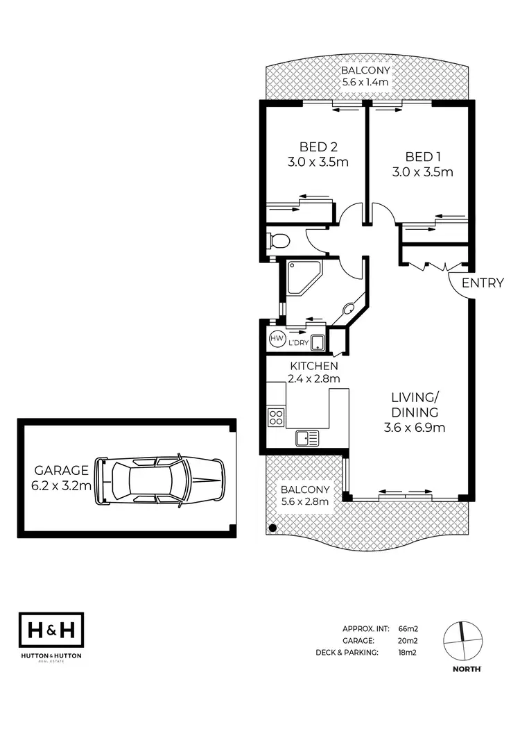 Floorplan of Homely apartment listing, 5/94 Pashen Street, Morningside QLD 4170