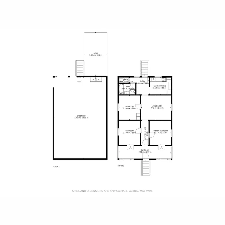 Floorplan of Homely house listing, 104 Nudgee Road, Hamilton QLD 4007