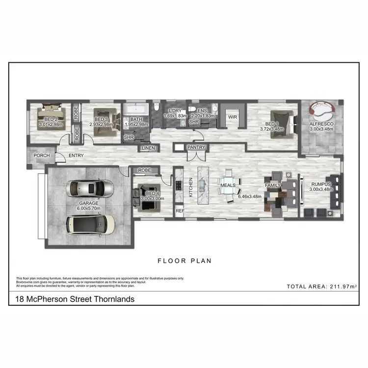 Floorplan of Homely house listing, 18 McPherson Street, Thornlands QLD 4164