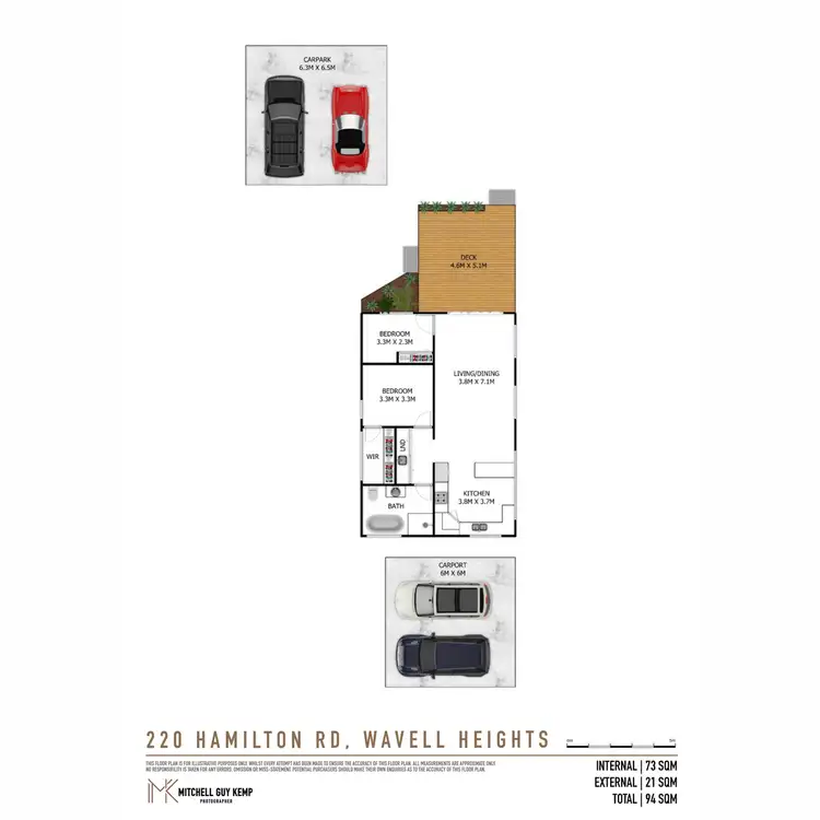 Floorplan of Homely house listing, 220 Hamilton Road, Wavell Heights QLD 4012