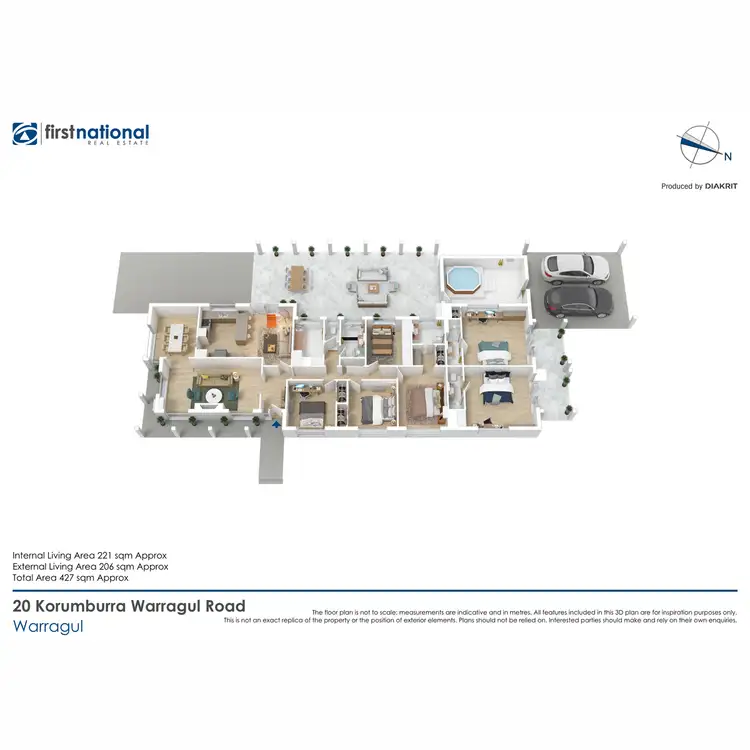 Floorplan of Homely house listing, 20 Korumburra-Warragul Road, Warragul VIC 3820