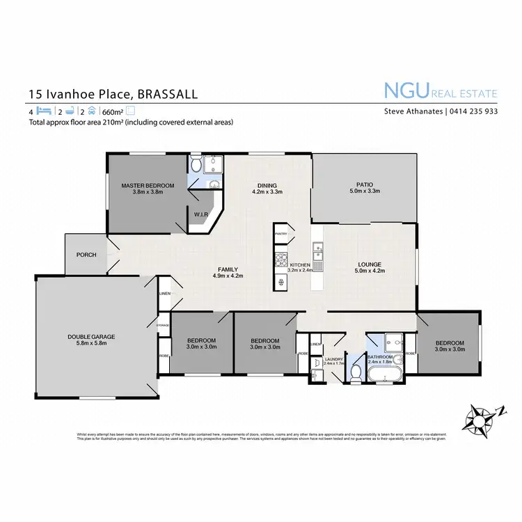 Floorplan of Homely house listing, 15 Ivanhoe Place, Brassall QLD 4305