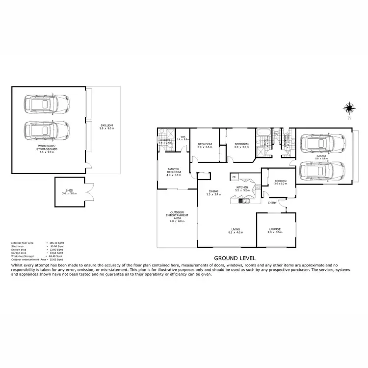 Floorplan of Homely house listing, 10 Lewis Drive, Meringandan West QLD 4352